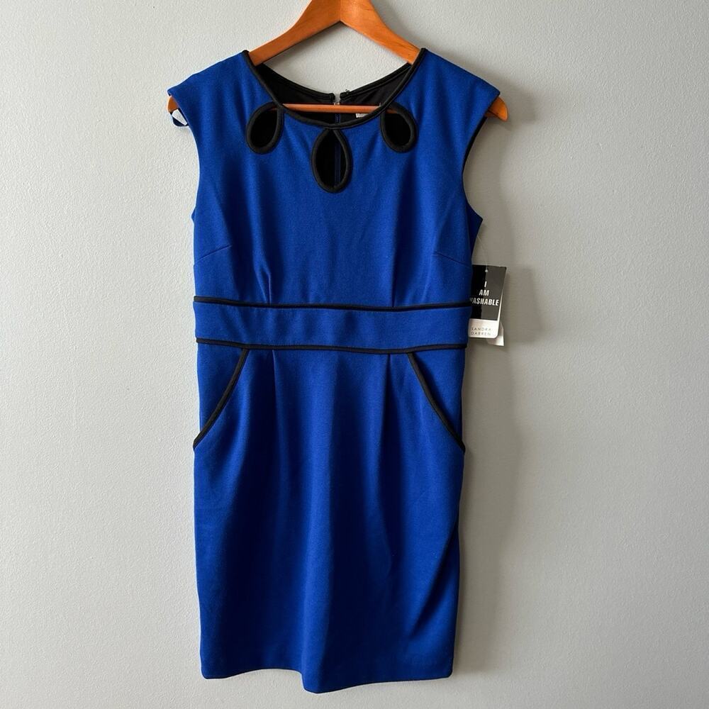 NEW Womens Size 4 Petite Blue Sandra Darren Dress